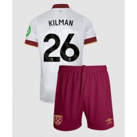 Echipament fotbal West Ham United Max Kilman #26 Tricou Treilea 2024-25 pentru copii maneca scurta (+ Pantaloni scurti)